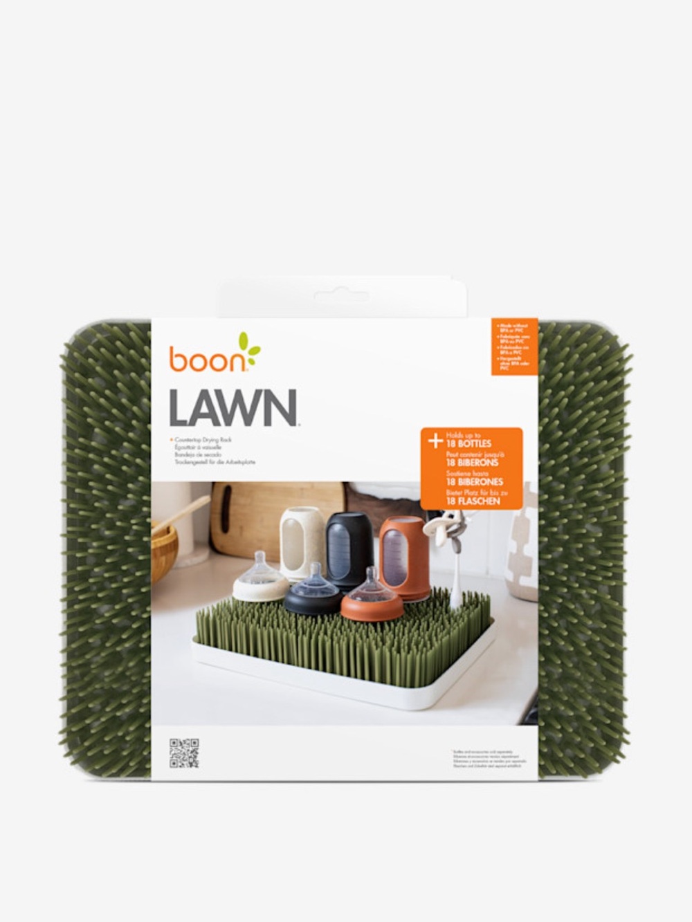 LAWN Bottle Drying Rack in Olive Green